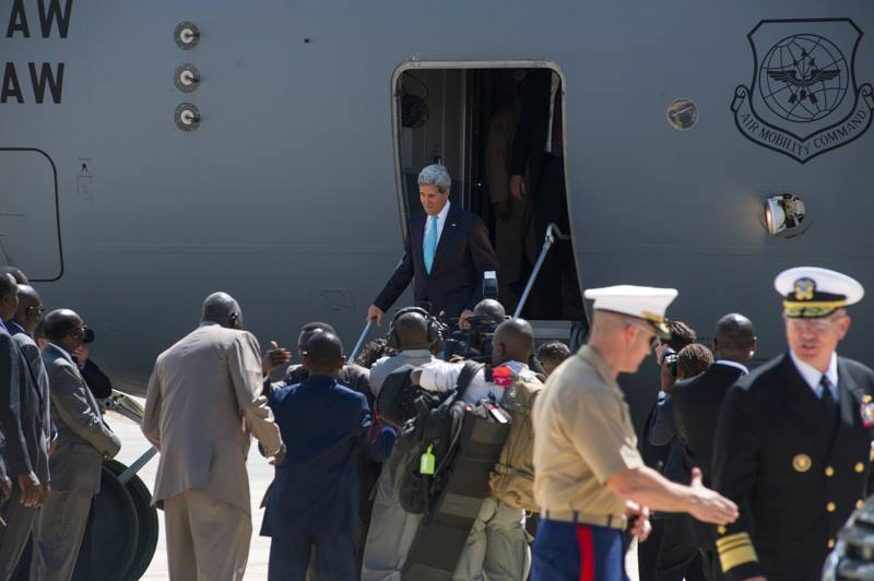 John Kerry Sør-Sudan